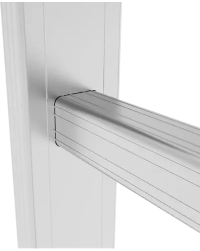 Лестница алюминиевая односекционная 11 ступеней NV 221 Новая высота 2210111