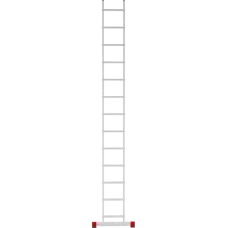 Лестница алюминиевая односекционная 13 ступеней NV2210 Новая высота 2210113