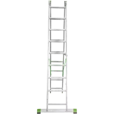 Лестница алюминиевая двухсекционная NV 222  2х9 ступеней Новая высота 2220209