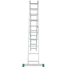Лестница алюминиевая двухсекционная NV 222 2х10 ступеней Новая высота 2220210