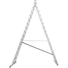 Лестница алюминиевая двухсекционная 2x15 ступеней NV2220 Новая высота 2220215