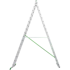 Лестница алюминиевая двухсекционная 2x17 ступеней NV2220 Новая высота 2220217