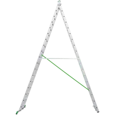 Лестница алюминиевая двухсекционная 2x18 ступеней NV2220 Новая высота 2220218