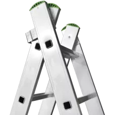 Лестница алюминиевая двухсекционная 2x20 ступеней NV2220 Новая высота 2220220