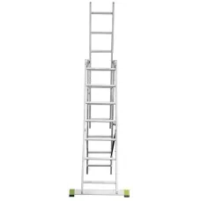 Лестница алюминиевая трёхсекционная NV 223  3х7 ступеней Новая высота 2230307