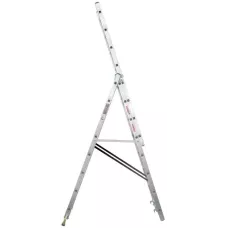 Лестница алюминиевая трёхсекционная NV 223  3х8 ступеней Новая высота 2230308