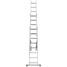 Лестница алюминиевая трёхсекционная NV 223  3х8 ступеней Новая высота 2230308
