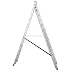 Лестница алюминиевая трёхсекционная NV 223 3х12 ступеней Новая высота 2230312