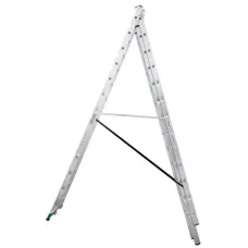 Лестница алюминиевая трёхсекционная NV 223 3х13 ступеней Новая высота 2230313