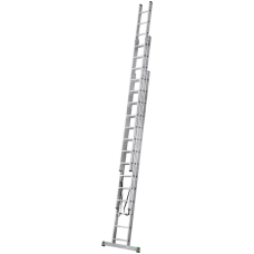 Лестница алюминиевая трехсекционная 3x15 ступеней NV2220 Новая высота 2230315