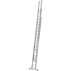 Лестница алюминиевая трехсекционная 3x17 ступеней NV2220 Новая высота 2230317