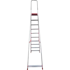 Стремянка профессиональная алюминиевая 10 ступеней NV 3110 Новая высота 3110110