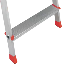 Стремянка профессиональная алюминиевая 4 ступени 80/130 мм NV3112 Новая высота 3112104