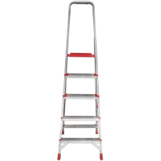 Стремянка профессиональная алюминиевая 5 ступеней 80/130 мм NV3112 Новая высота 3112105