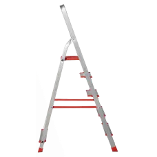 Стремянка профессиональная алюминиевая 5 ступеней 80/130 мм NV3112 Новая высота 3112105