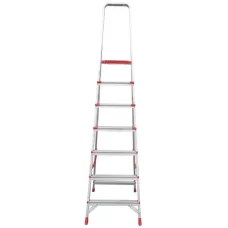 Стремянка профессиональная алюминиевая 7 ступеней 80/130 мм NV3112 Новая высота 3112107