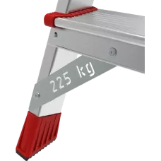 Стремянка профессиональная алюминиевая 7 ступеней 80/130 мм NV3112 Новая высота 3112107