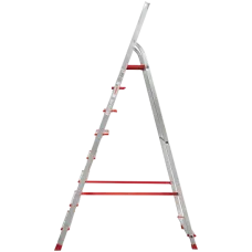 Стремянка профессиональная алюминиевая 8 ступеней 80/130 мм NV3112 Новая высота 3112108
