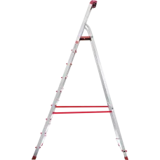 Стремянка профессиональная алюминиевая 9 ступеней органайзер NV3115 Новая высота 3115109
