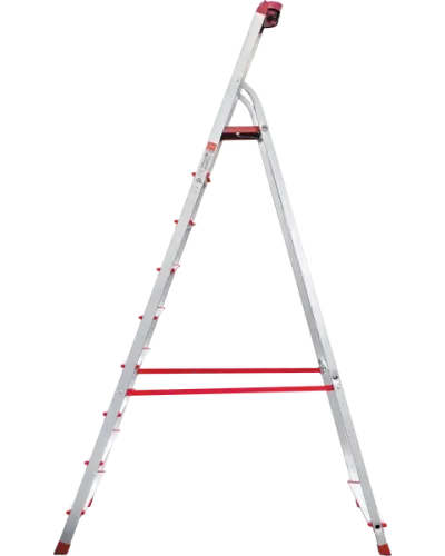 Стремянка профессиональная алюминиевая 9 ступеней органайзер NV3115 Новая высота 3115109