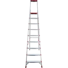 Стремянка профессиональная алюминиевая 9 ступеней органайзер NV3115 Новая высота 3115109