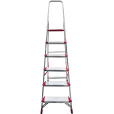 Стремянка профессиональная алюминиевая 6 ступеней 130 мм NV3117 Новая высота 3117106