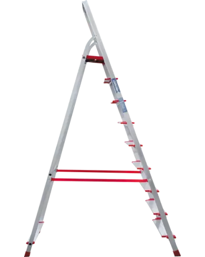 Стремянка профессиональная алюминиевая 9 ступеней 130 мм NV3117 Новая высота 3117109
