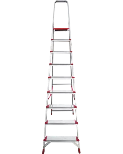 Стремянка профессиональная алюминиевая 9 ступеней 130 мм NV3117 Новая высота 3117109