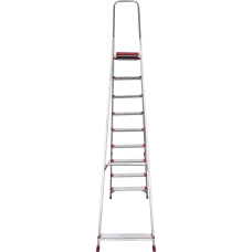 Стремянка профессиональная алюминиевая 9 ступеней 130 мм NV3117 Новая высота 3117109