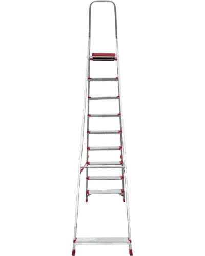 Стремянка профессиональная алюминиевая 9 ступеней 130 мм NV3117 Новая высота 3117109