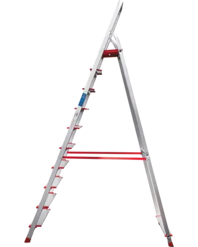 Стремянка профессиональная алюминиевая 10 ступеней 130 мм NV3117 Новая высота 3117110