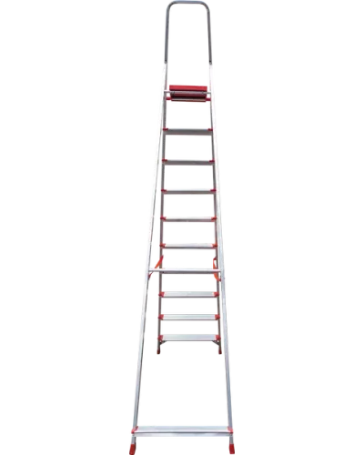 Стремянка профессиональная алюминиевая 10 ступеней 130 мм NV3117 Новая высота 3117110