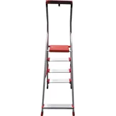 Стремянка профессиональная алюминиевая 4 ступени 130 мм органайзер NV3118 Новая высота 3118104