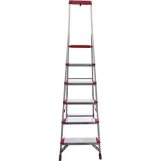 Стремянка профессиональная алюминиевая 6 ступеней 130 мм органайзер NV3118 Новая высота 3118106