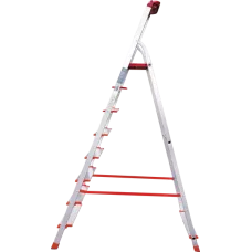 Стремянка профессиональная алюминиевая 8 ступеней 130 мм органайзер NV3118 Новая высота 3118108