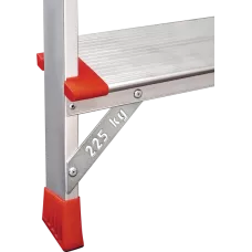 Стремянка профессиональная алюминиевая 8 ступеней 130 мм органайзер NV3118 Новая высота 3118108