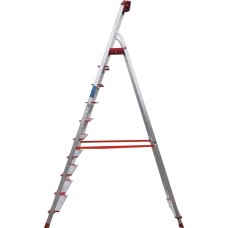 Стремянка профессиональная алюминиевая 10 ступеней 130 мм органайзер NV3118 Новая высота 3118110