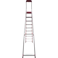 Стремянка профессиональная алюминиевая 10 ступеней 130 мм органайзер NV3118 Новая высота 3118110