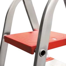 Стремянка профессиональная алюминиевая 10 ступеней 130 мм металлические стяжки NV3119 Новая высота 3119110