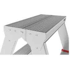 Стремянка алюминиевая двухсторонняя 6 ступеней NV 312 Новая высота 3120206