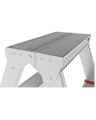 Стремянка алюминиевая двухсторонняя 6 ступеней NV 312 Новая высота 3120206