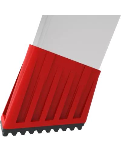 Стремянка профессиональная алюминиевая 2x7 ступеней двухсторонняя с площадкой 350х260 мм NV3121 Новая высота 3121207