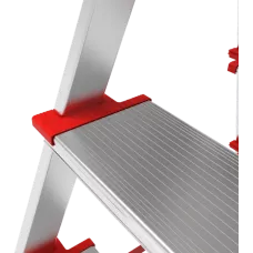 Стремянка алюминиевая двухсторонняя 2x5 ступени 130 мм площадка 260 мм NV 3127 Новая высота 3127205