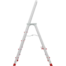 Стремянка профессиональная алюминиевая 5 ступеней с большой площадкой NV3130 Новая высота 3130105