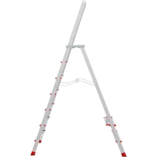 Стремянка профессиональная алюминиевая 7 ступеней с большой площадкой NV3130 Новая высота 3130107