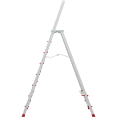 Стремянка профессиональная алюминиевая 8 ступеней с большой площадкой NV3130 Новая высота 3130108