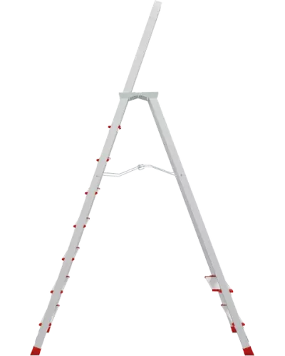 Стремянка профессиональная алюминиевая 8 ступеней с большой площадкой NV3130 Новая высота 3130108