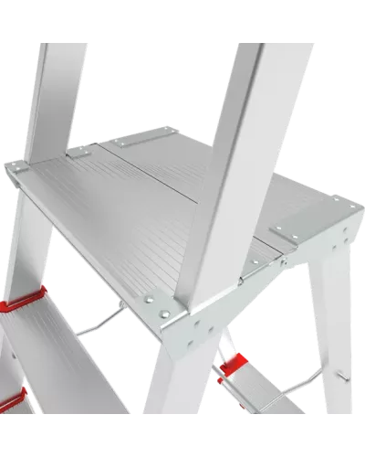 Стремянка профессиональная алюминиевая 8 ступеней с большой площадкой NV3130 Новая высота 3130108