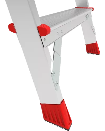 Стремянка профессиональная алюминиевая 8 ступеней с большой площадкой NV3130 Новая высота 3130108