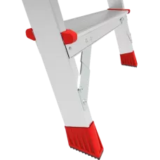 Стремянка профессиональная алюминиевая 9 ступеней с большой площадкой NV3130 Новая высота 3130109